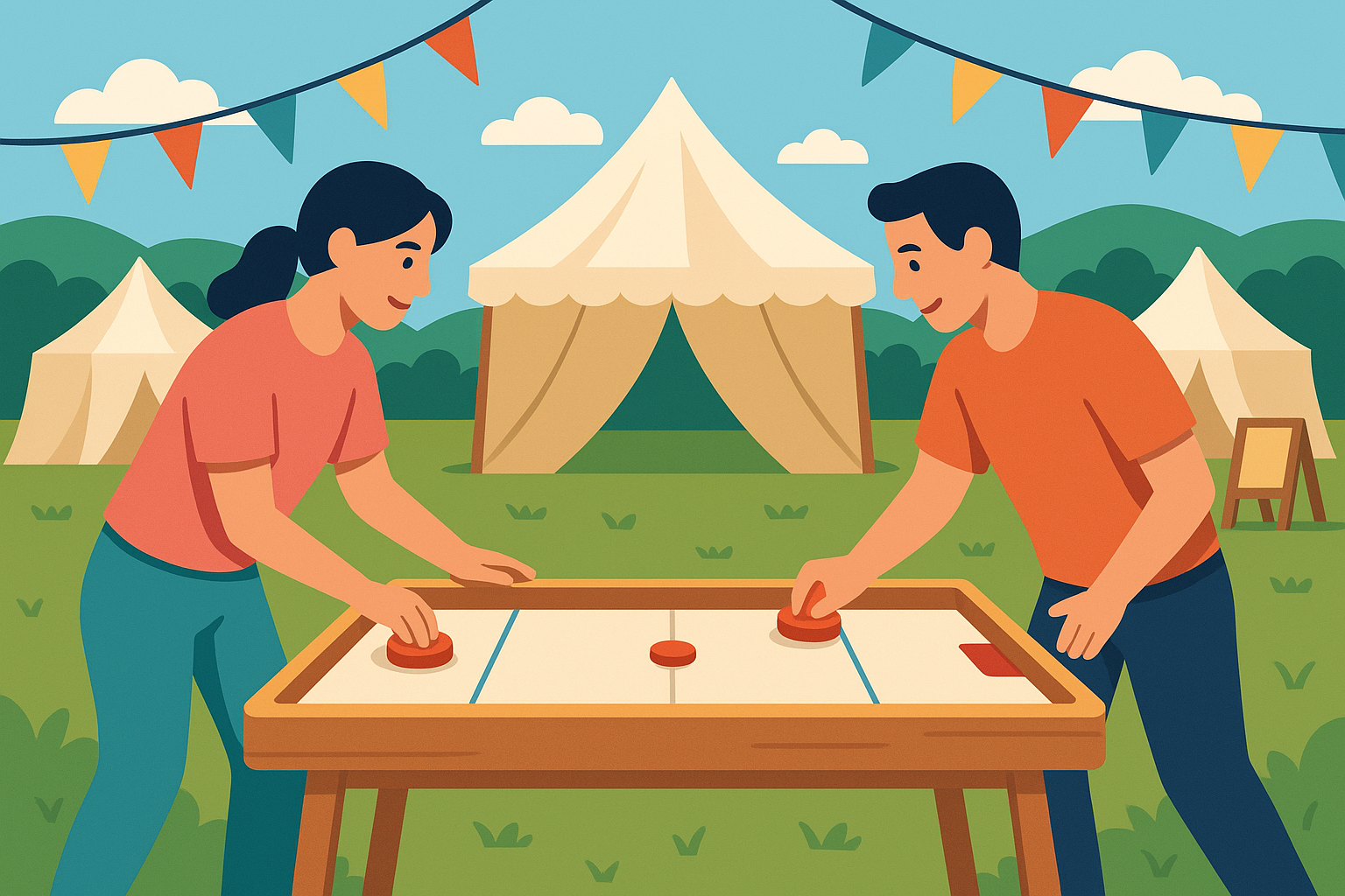 Air hockey